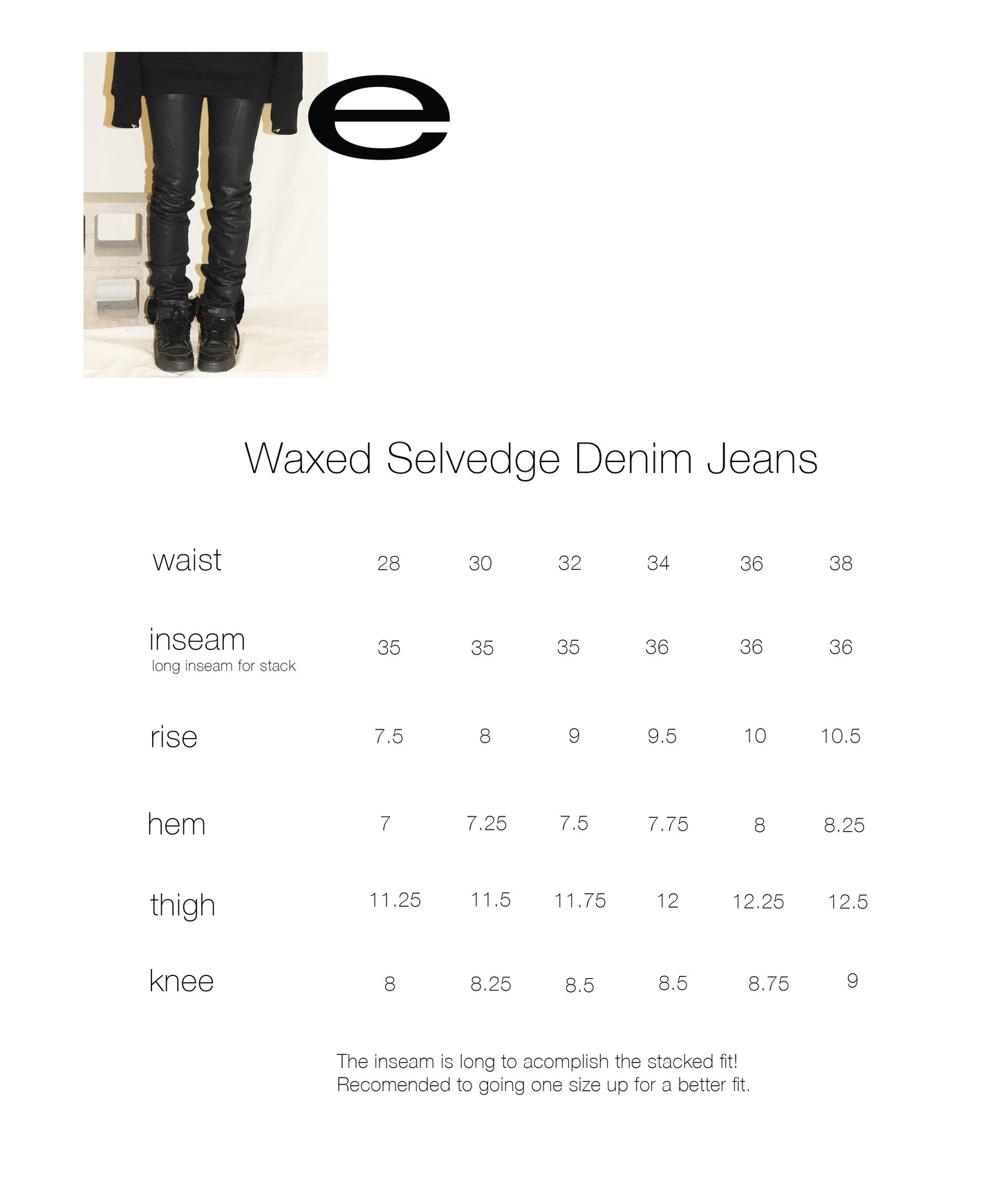 Waxed Selvedge Jeans