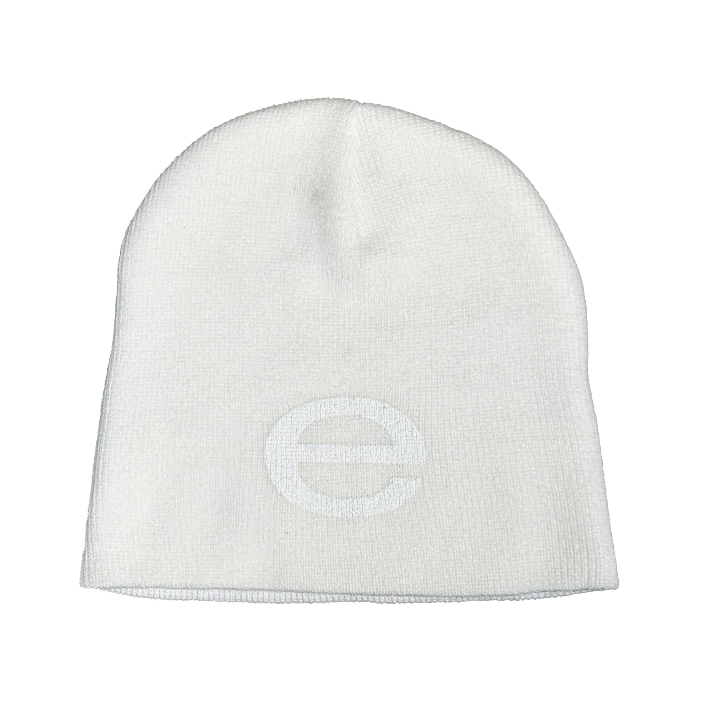 White E Beanie