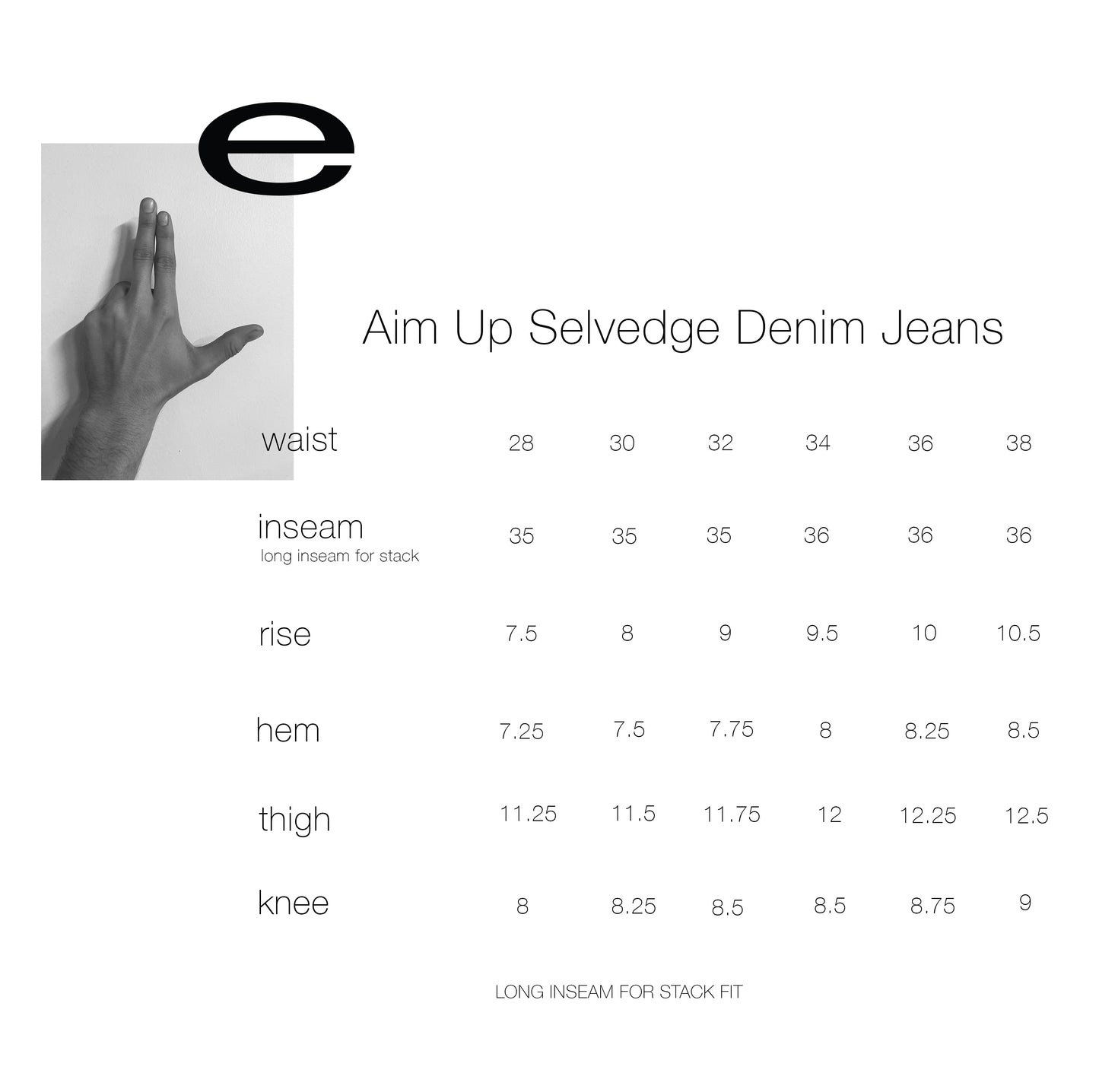 Aim Up Selvedge Jeans