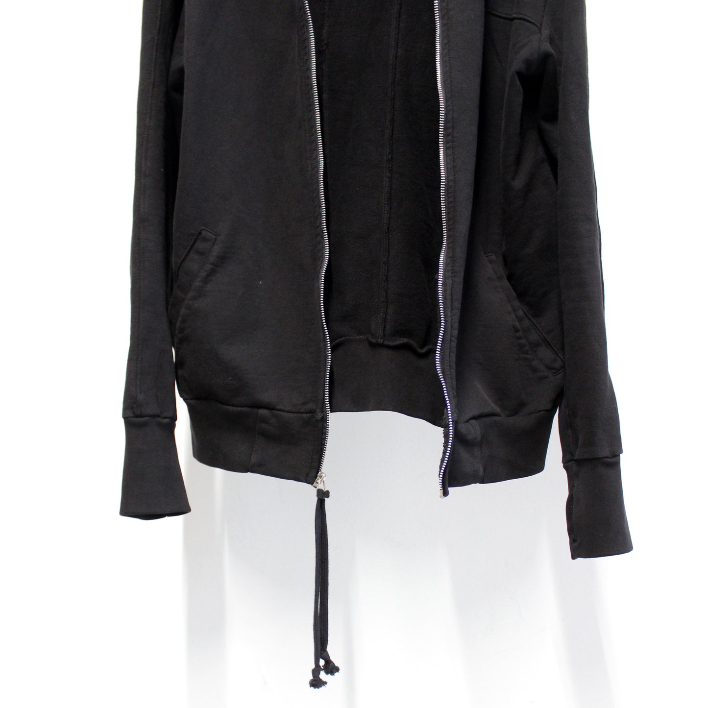 Black Zip Up Hood e