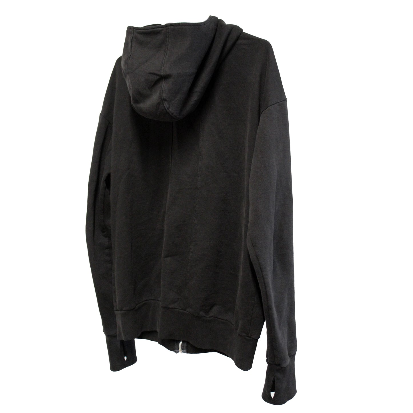 Black Zip Up Hood e