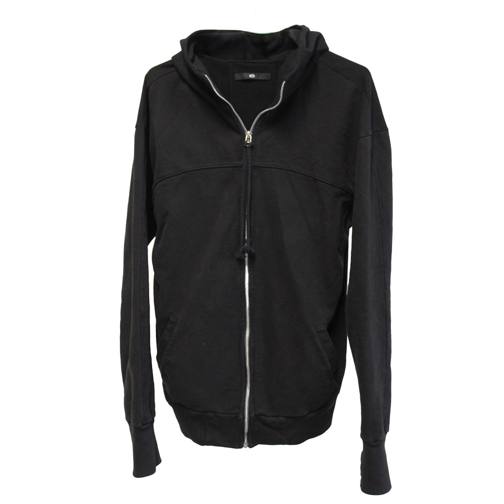 Black Zip Up Hood e