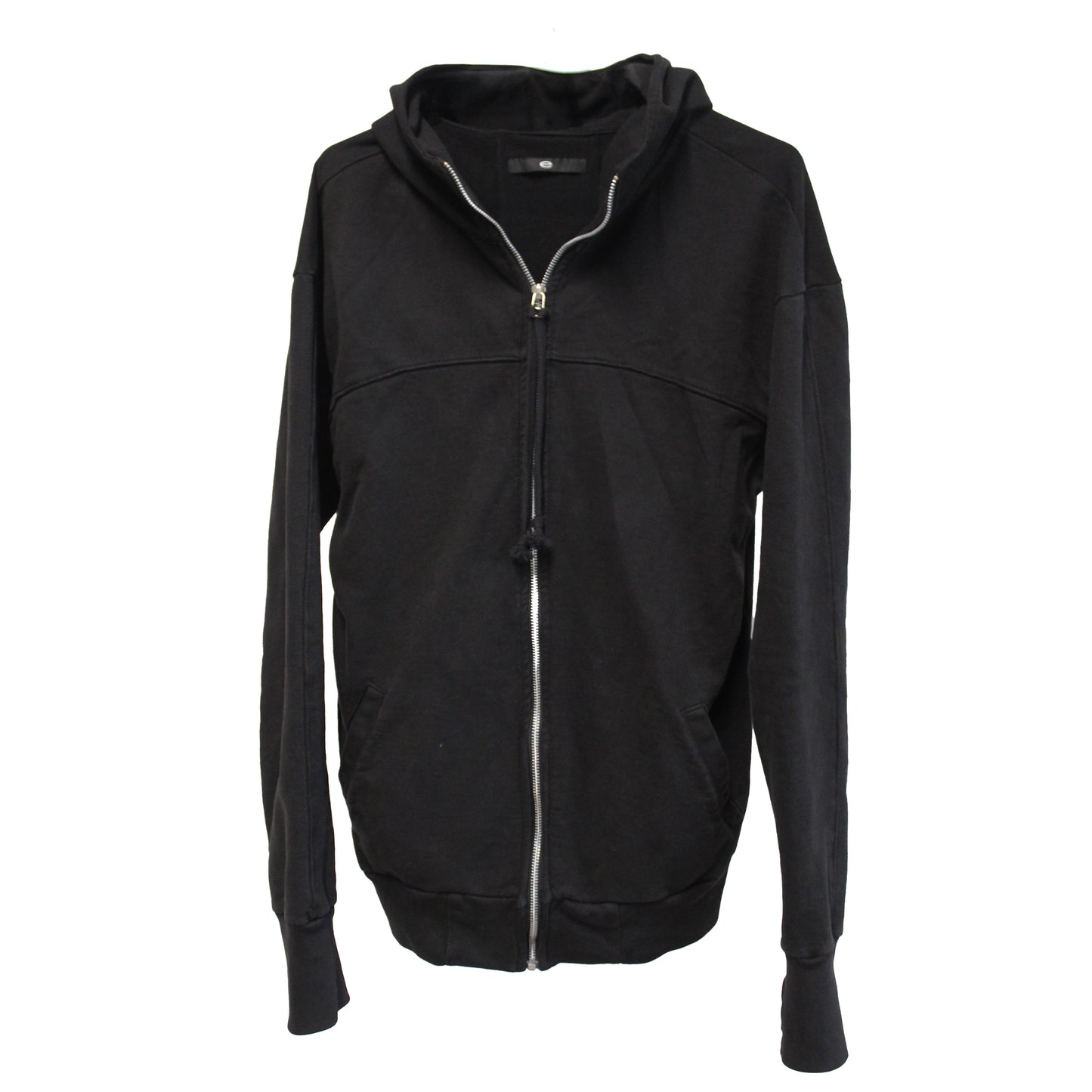Black Zip Up Hood e