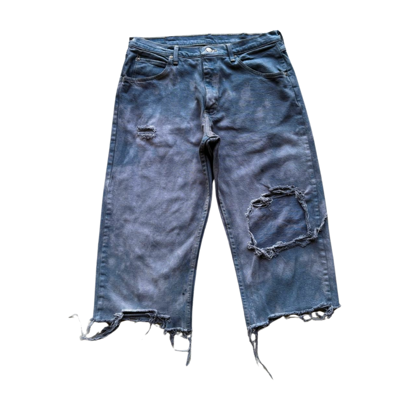 e DENIM CUT SHORT