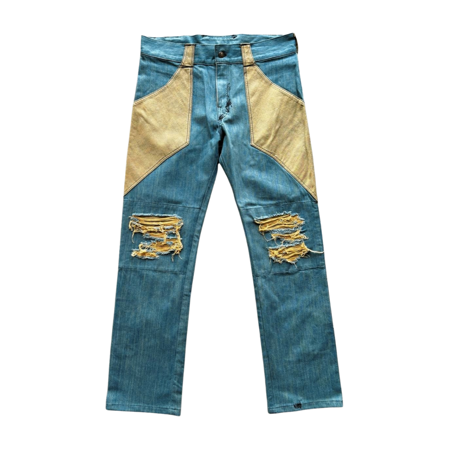 e DENIM MUSTARD WEFT