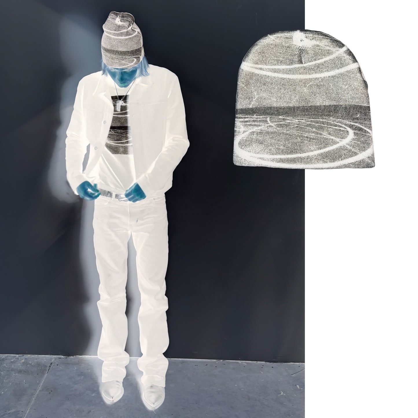 Invert Circles beanie